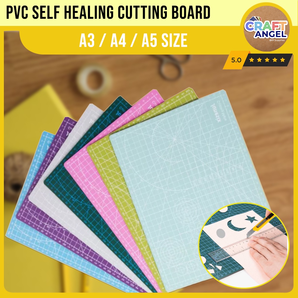 PVC Cutting Mat Self Healing Cutting Board Double Sided DIY Tool Self Healing Cutting Pad A3