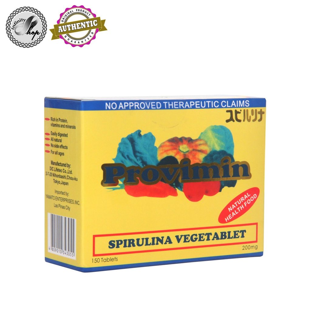 Provimin Spirulina Vegetablet 150s Shopee Philippines