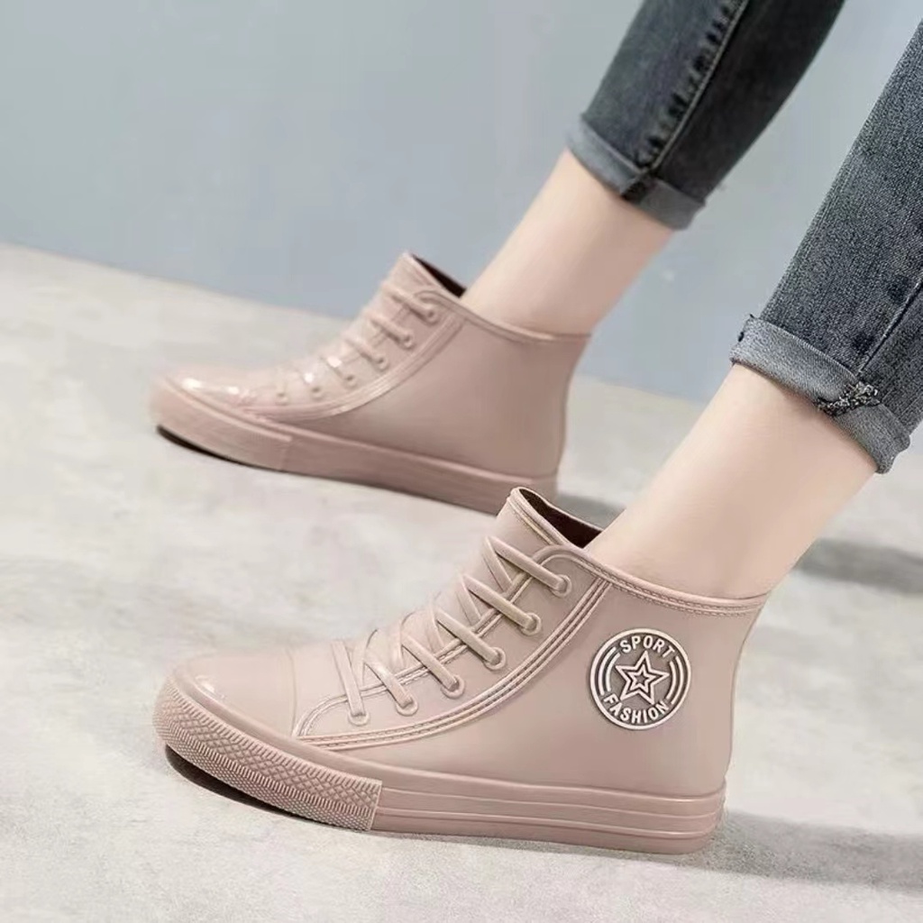 Converse run star hike Rain boots for women Shoes for rainy season