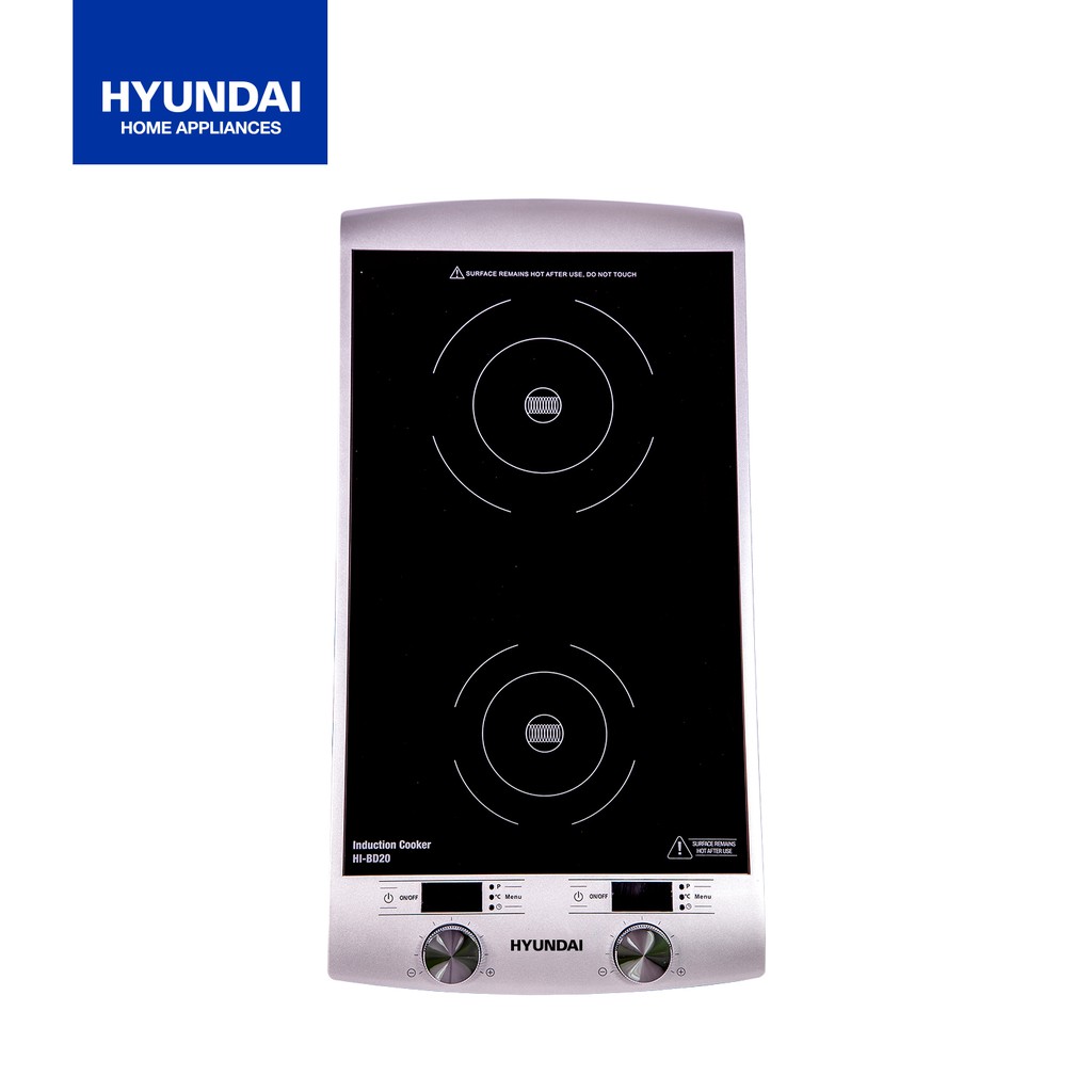 Hyundai Silver Double Vertical Induction Cooker HIBD20 Shopee