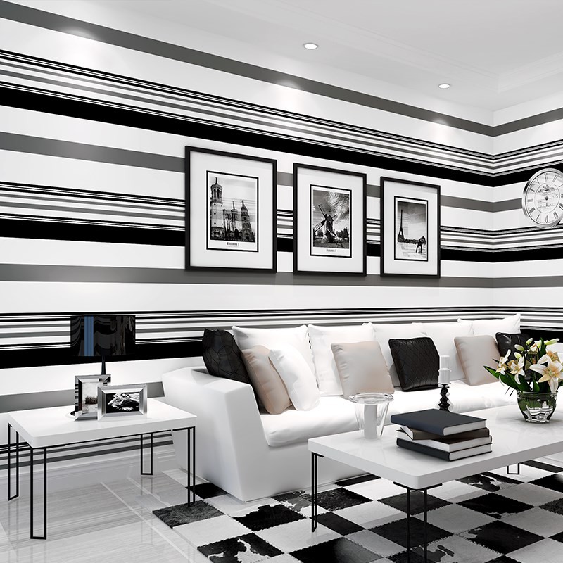 Black And White Wallpaper Ideas For Living Room Baci Living Room