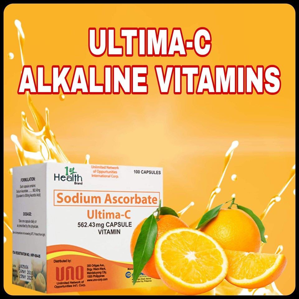Ultima C 50 Capsules Alkaline Vitamin C Multivitamins,Pampataba, Pampagana, Safe and Effective