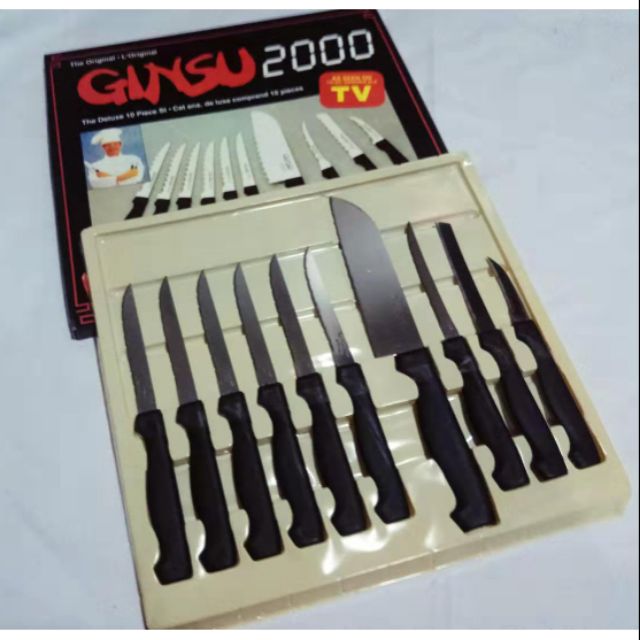 As seen on TV GINSU Knife set Shopee Philippines