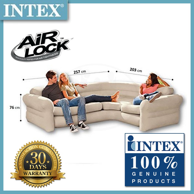 Intex Inflatable Corner Living Room Sectional Sofa Baci Living Room