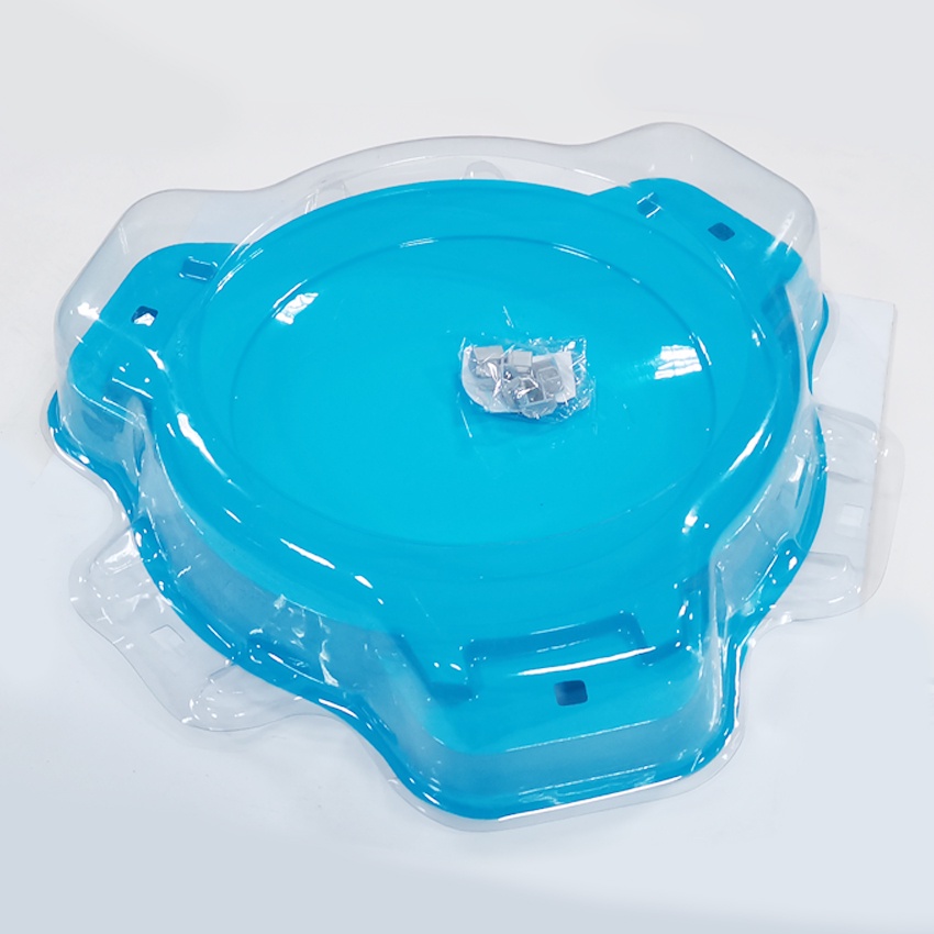 Beyblade Burst Stadium Beystadium Combat Arena Light Blue With Top Cover Battle Top Plate Kids