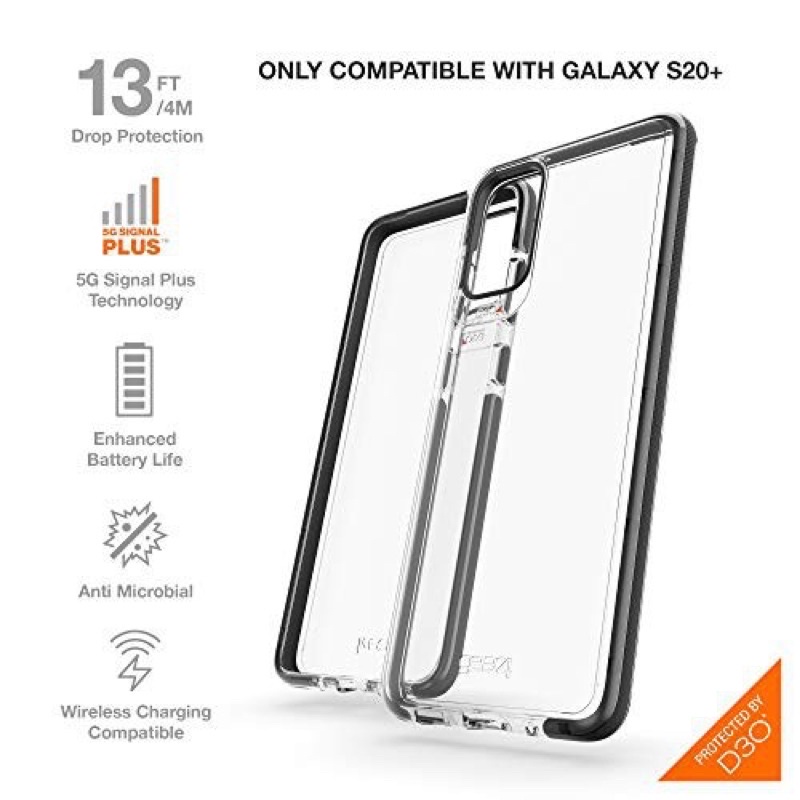 s20 gear4 clear case bumper Piccadilly d30 new in box zagg Shopee Philippines