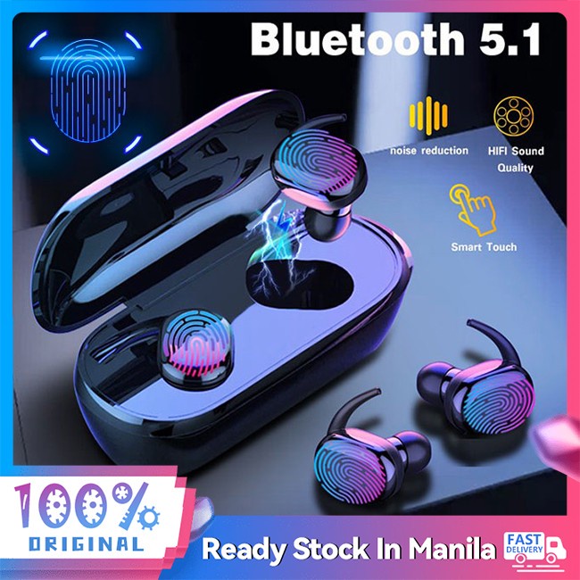 Y30 Bluetooth Earphones TWS Waterproof Earbuds 5.0 Wireless Earphone