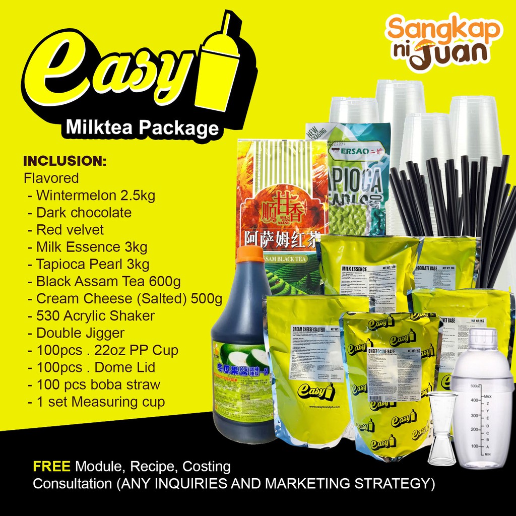 Milk Tea Package Easy Brand Shopee Philippines