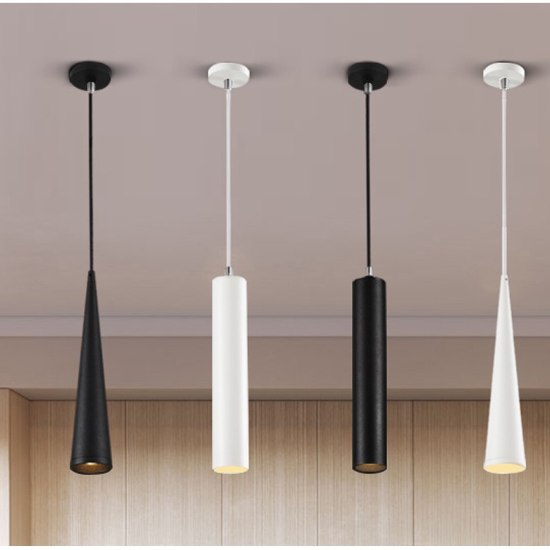 Simple led Pendant Light Long Tube lamp Modern Kitchen Lamp Dining Room