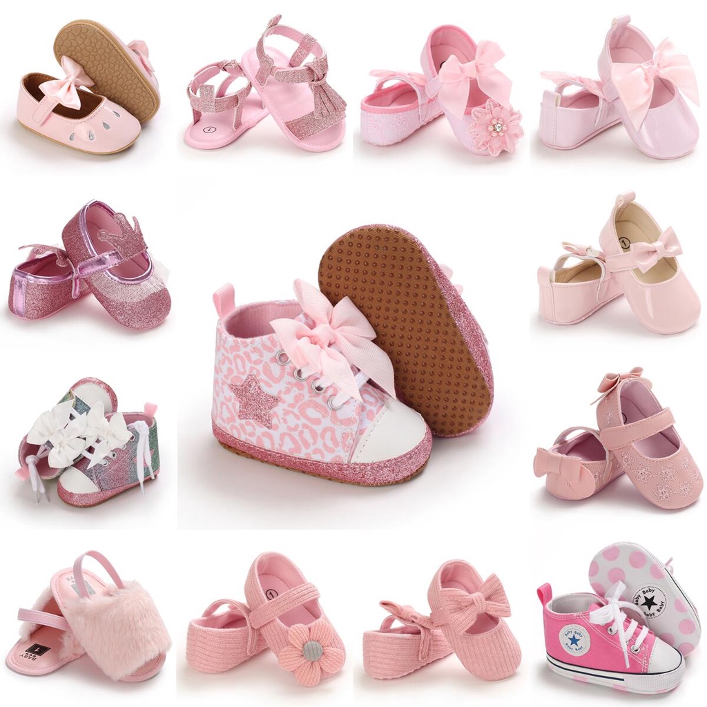 Pink baby shower shoes baby baby toddler shoes fashion baby sneakers