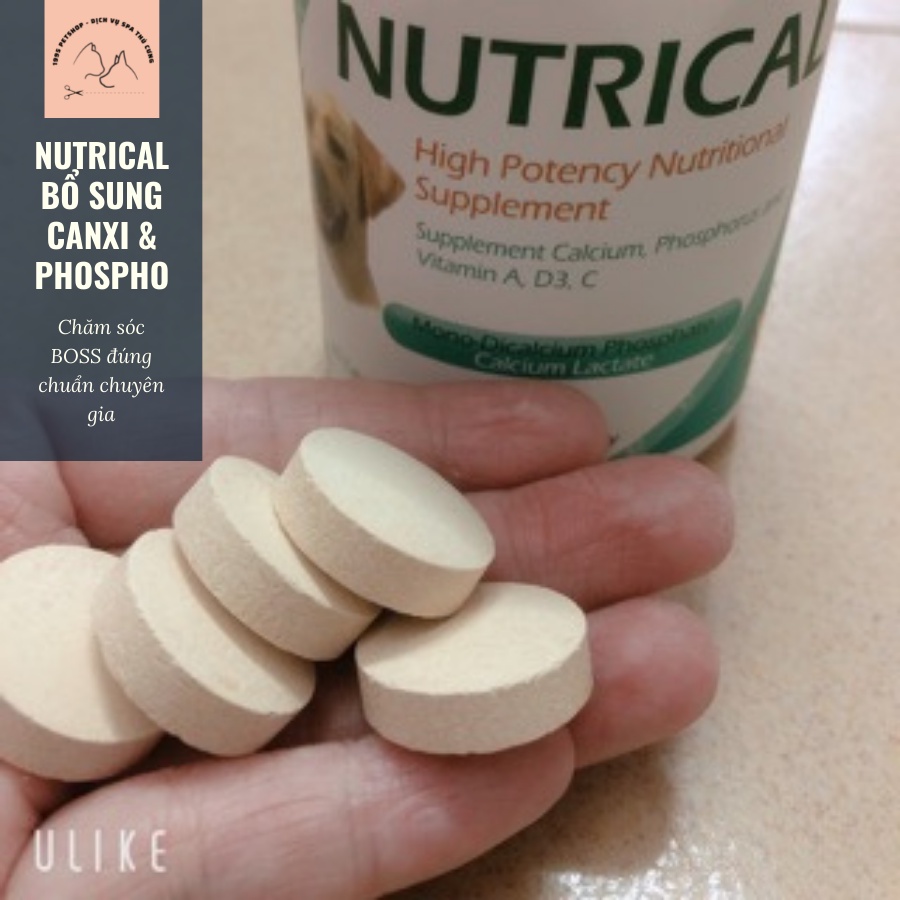 Nutrical Tablets Calcium & Phosphorus supplements for dogs and cats