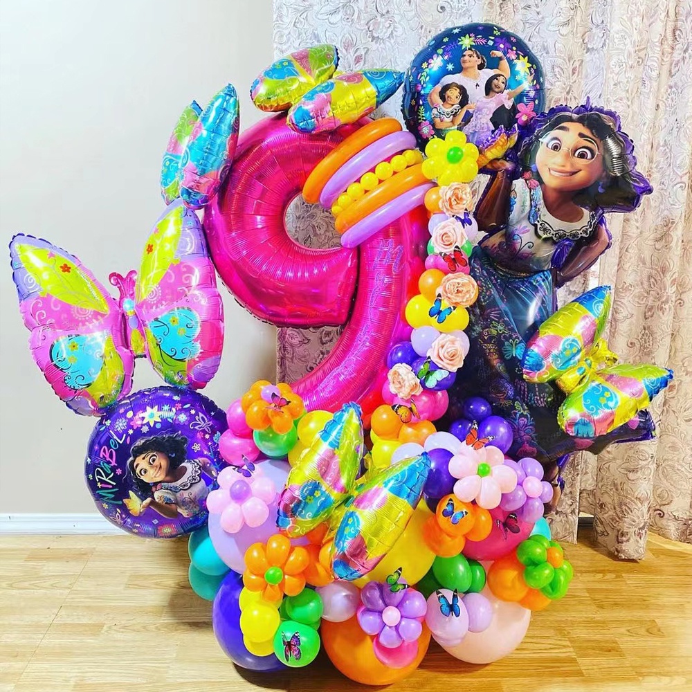 Encanto Theme Birthday Party Mirabel Balloons Popular Disney Happy