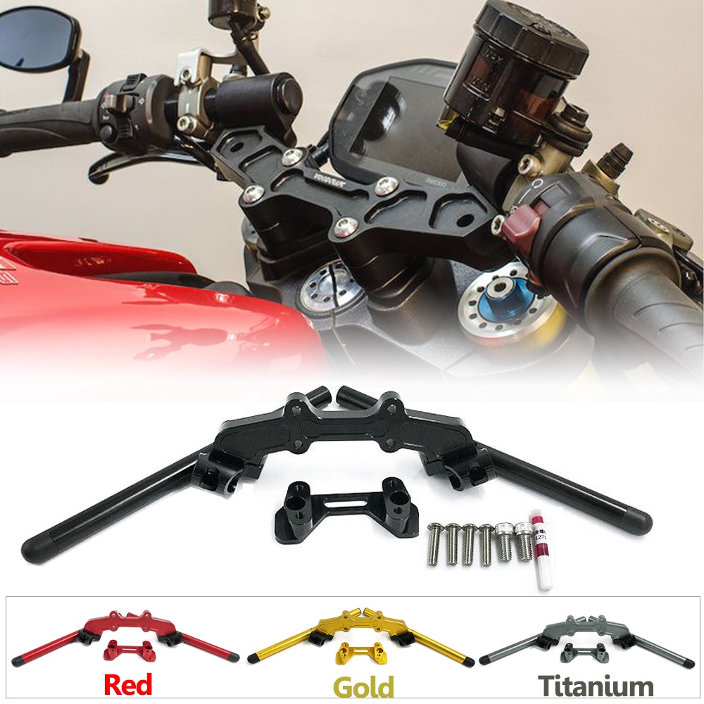 Motorcycle Accessories ClipOn Risers Adjustable Handlebars Handle Bar