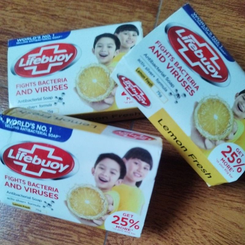 LIFEBUOY ANTIBACTERIAL SOAP 75G LEMON FRESH Shopee Philippines