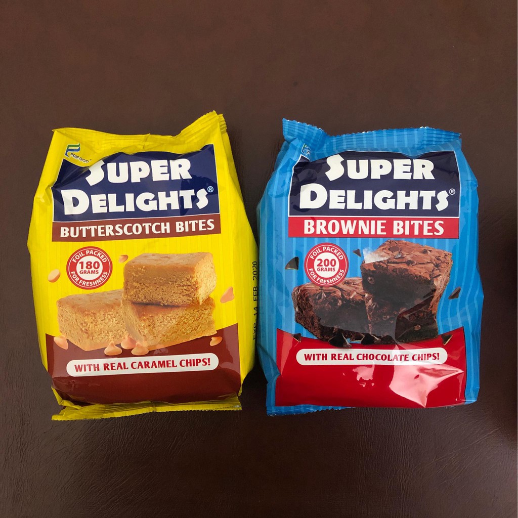 [COD] Super Delights Brownie and Butterscotch Bites Shopee Philippines