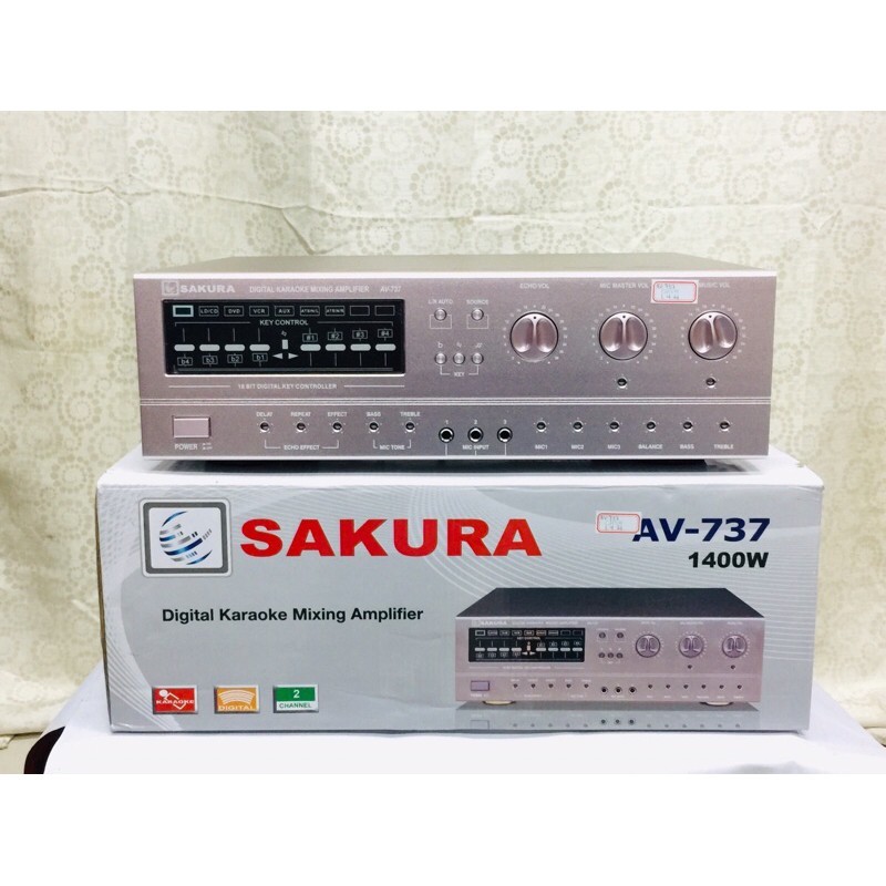 SAKURA AV737 AMPLIFIER 1400x2 WATTS Shopee Philippines