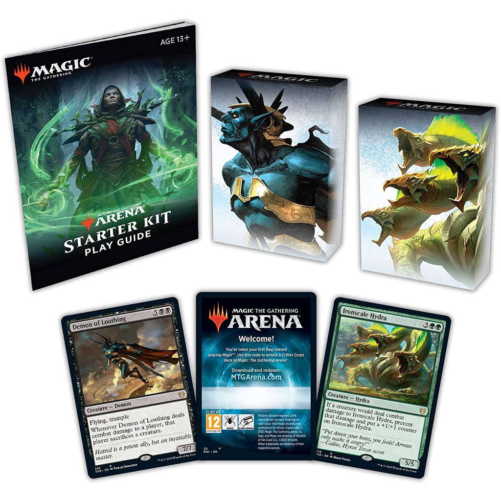 Magic The Gathering Arena Starter Kit , 2 Starter Decks