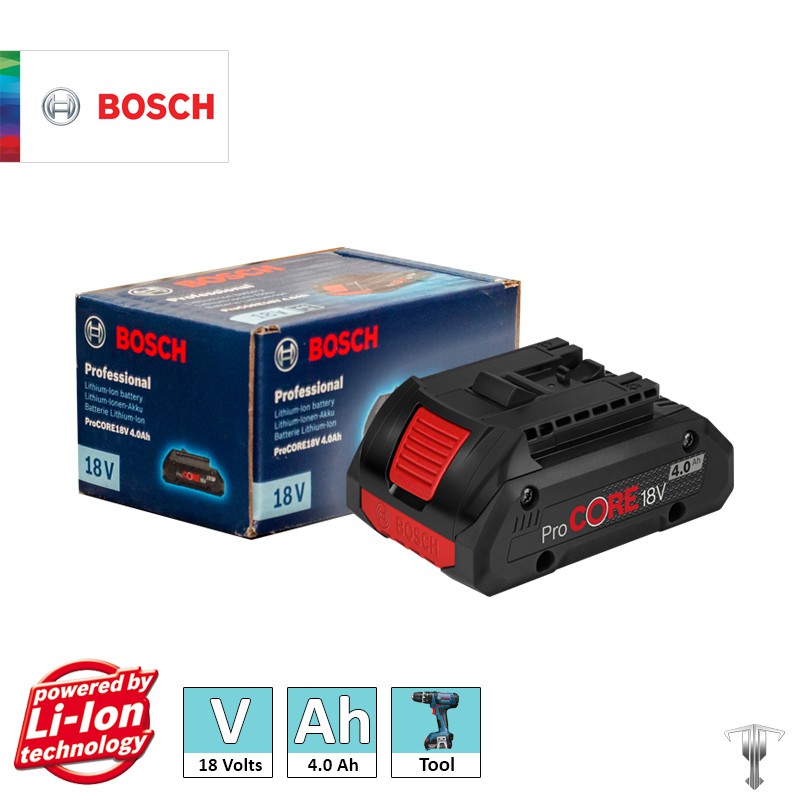 Bosch ProCORE 18V 4.0Ah Professional 18V Lithium Ion Battery for Bosch