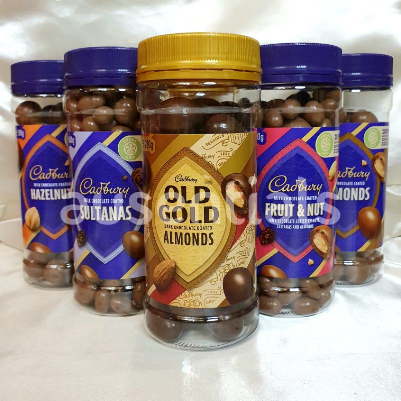 Cadbury in a Jar 310g Cadbury Almonds Fruit & Nut Old Gold Almonds