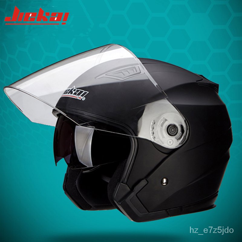 Motorcycle Dual Lens Vintage Helmets Motorbike Casco Go Kart Scooter