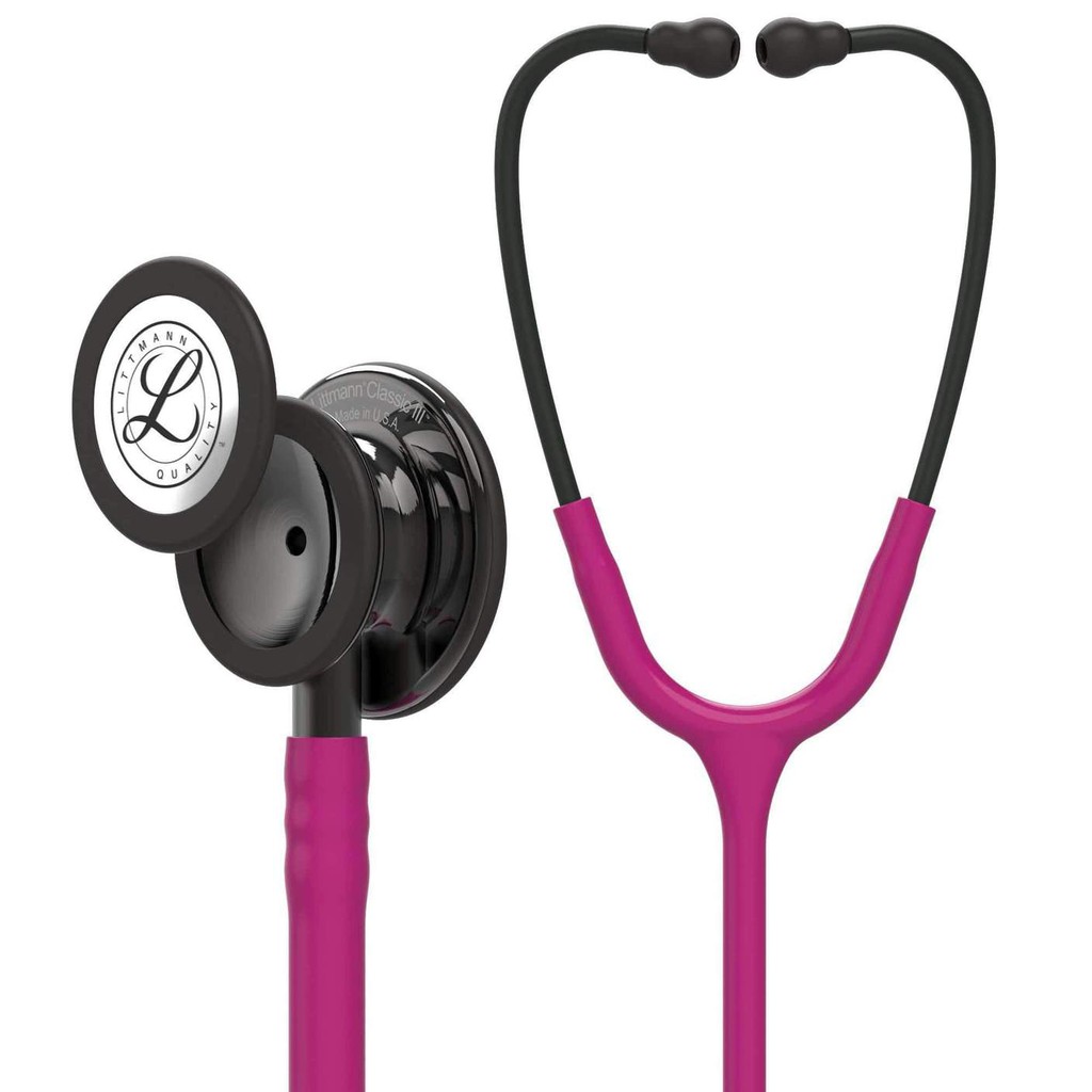 3M Littmann Classic III Stethoscope Limited Black Edition with Free