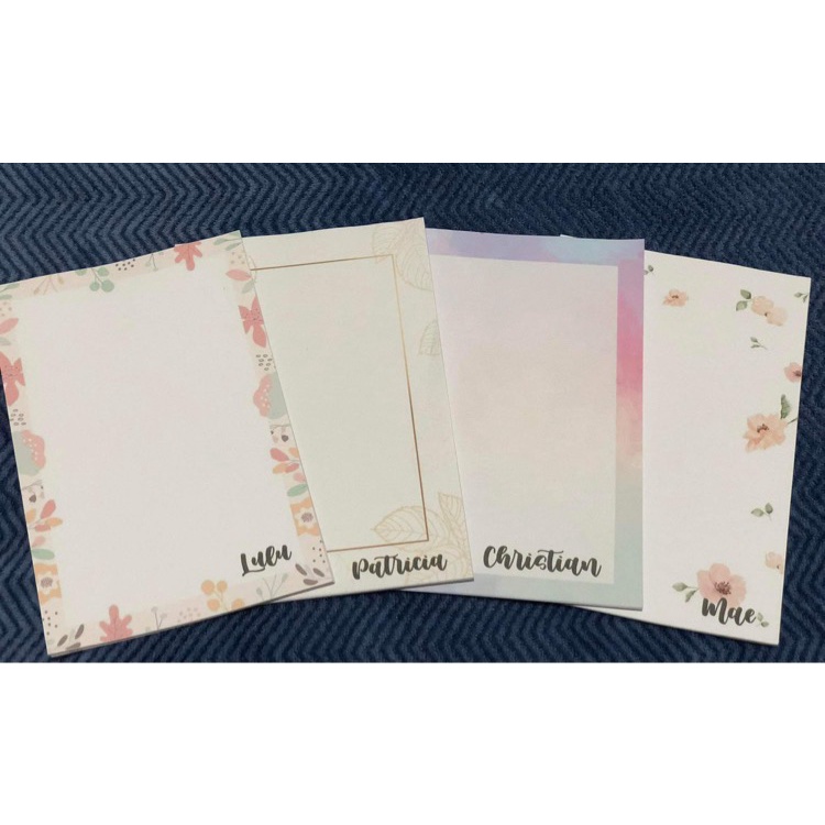 GIFTABLE PERSONALIZED MEMO PAD WITH DESIGN (60 SHEETS PER PAD) Shopee