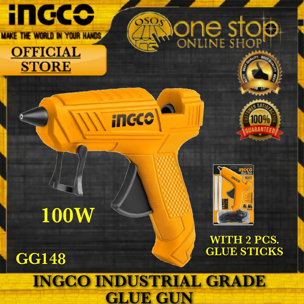 INGCO Original Industrial Grade Glue Gun 100W GG148 Shopee Philippines