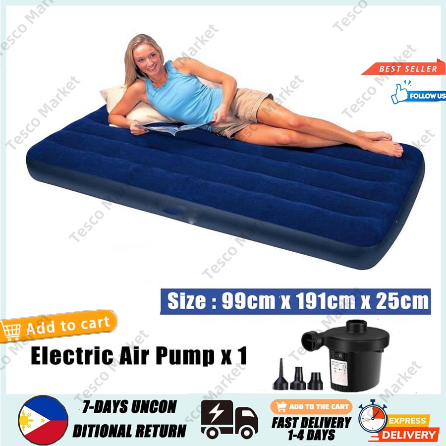 Inflatable Air Bed Single Queen King Mattress With Pump Electric