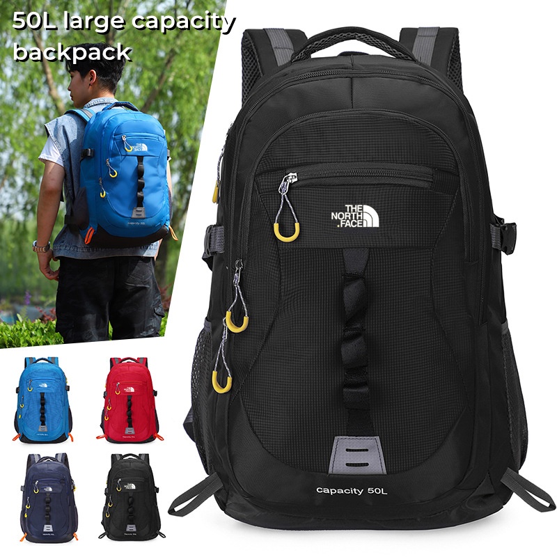 50L large capacity backpack For Men Waterproof School bag Travel