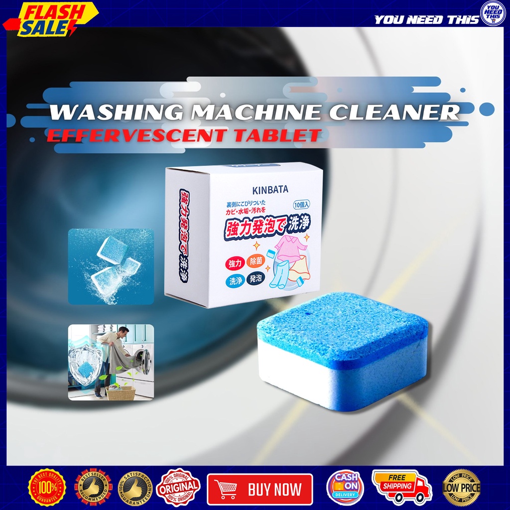 Washing Machine Cleaning Detergent Cleaner Descaler Deep Remover Tablet