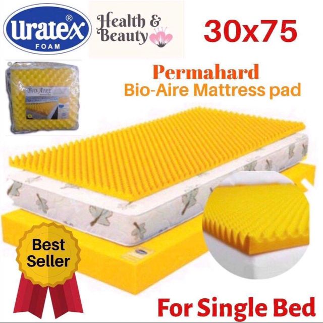 Uratex Permahard BioAire Egg Mattress Pad / Anti Bedsore in Yellow