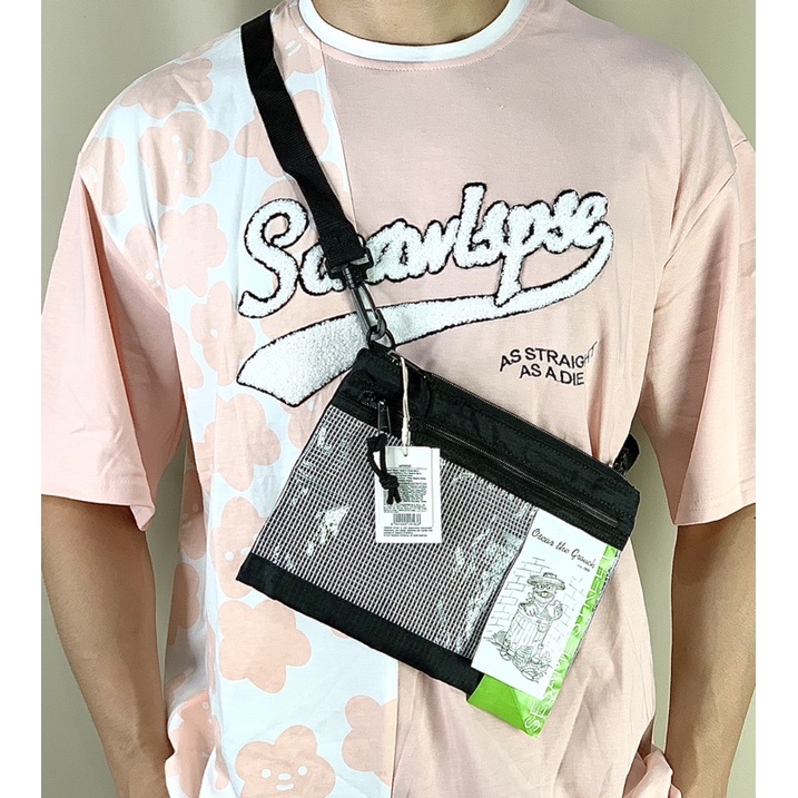 Miniso Sling Bag Sesame Street Color Nylon Sling Bag Original Shopee