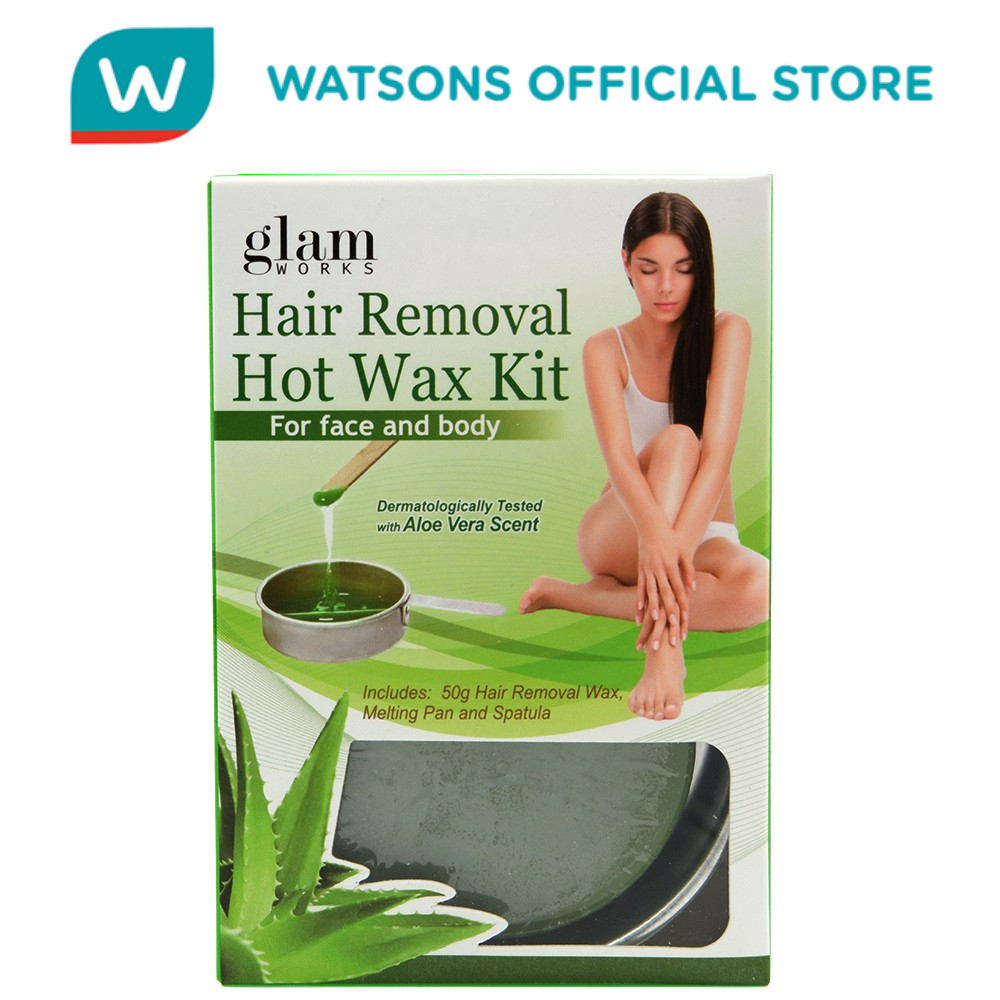GLAMWORKS Hair Removal Hot Wax Kit Shopee Philippines