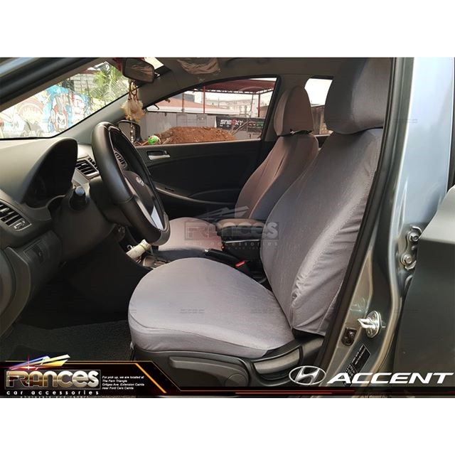 HYUNDAI ACCENT SEDAN 20122018 SEAT COVER CUSTOMIZED CURDUROY FABRIC