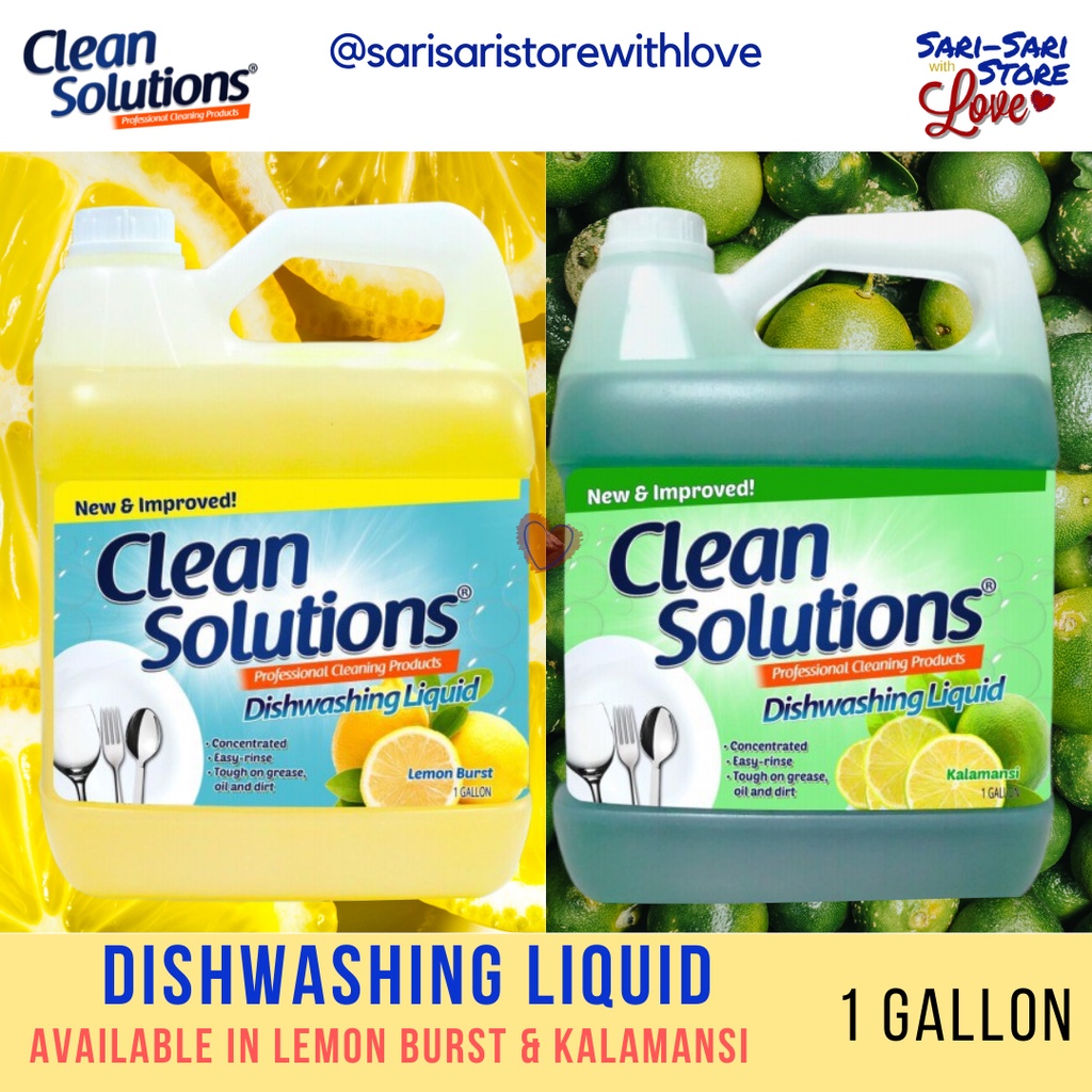 Clean Solution Dishwashing Liquid (1 gallon) Shopee Philippines
