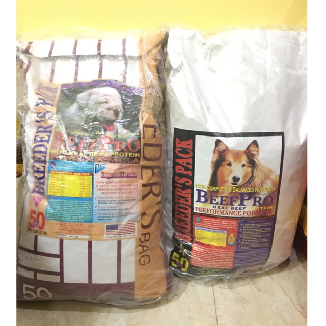 Beef Pro / Beefpro Breeders Pack Adult & Puppy (Repacked 1Kg) Shopee