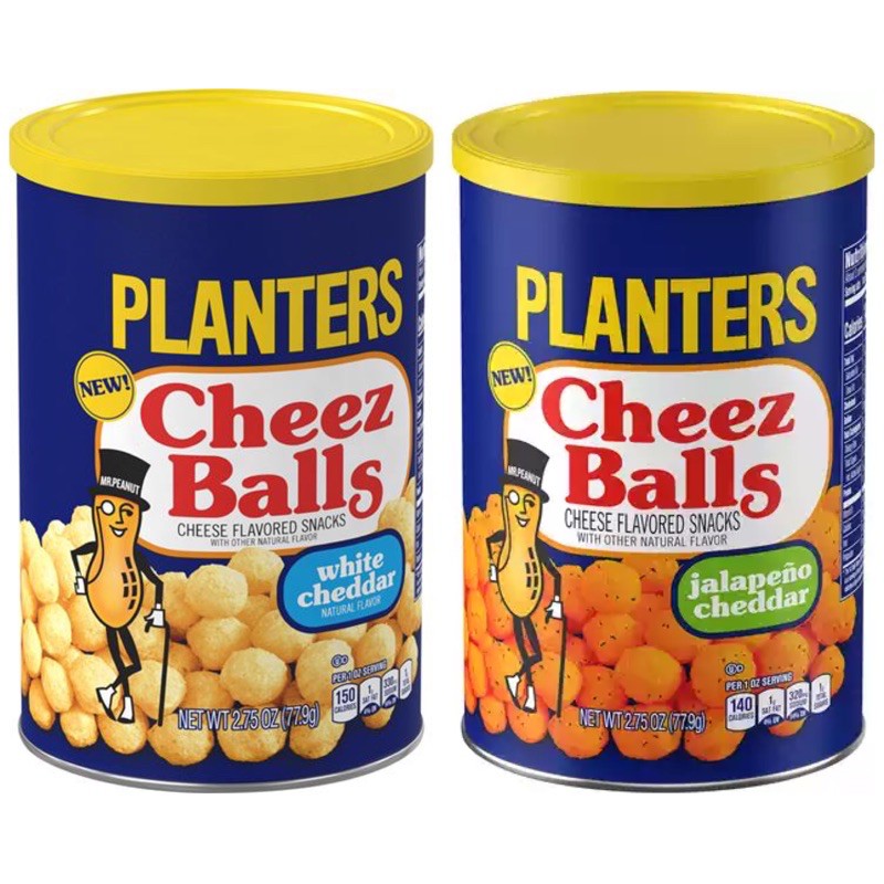 PLANTERS Cheez Balls, Cheese Curls & Cheez Balls Jalapeño Cheddar