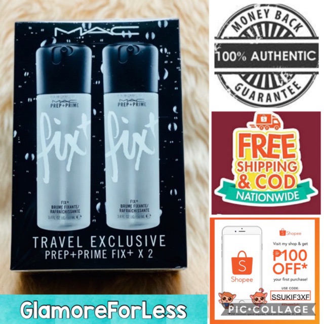 MAC Prep + Prime Fix+ Travel Exclusive Set (2pcs full size