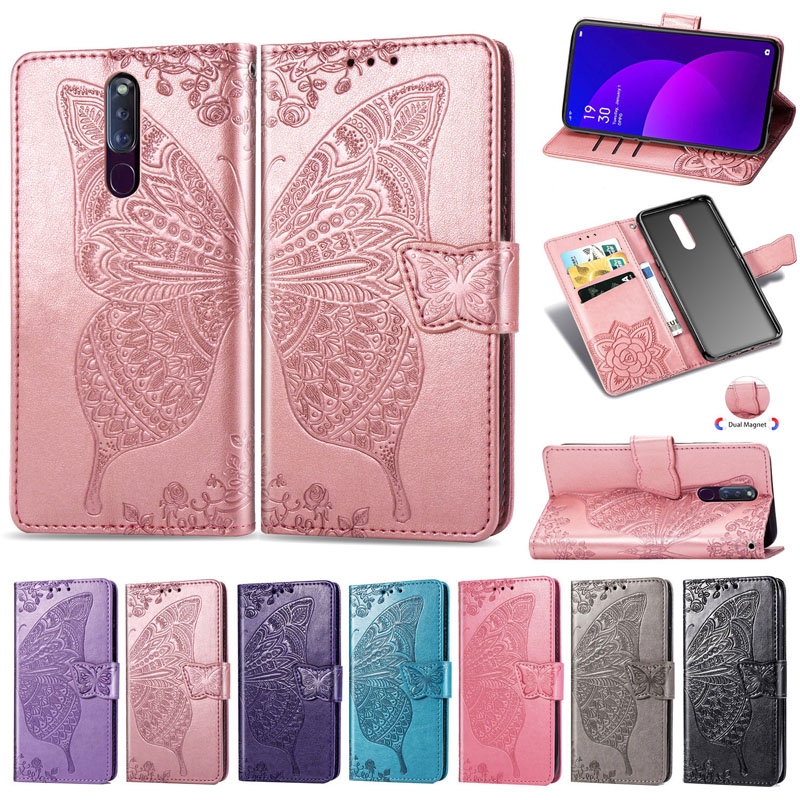 Flip Case OPPO A53 A33 A9 A5 2020 A92 A72 A52 F11 F9 Pro A12E A3S A53S A11X A11 Leather Cases