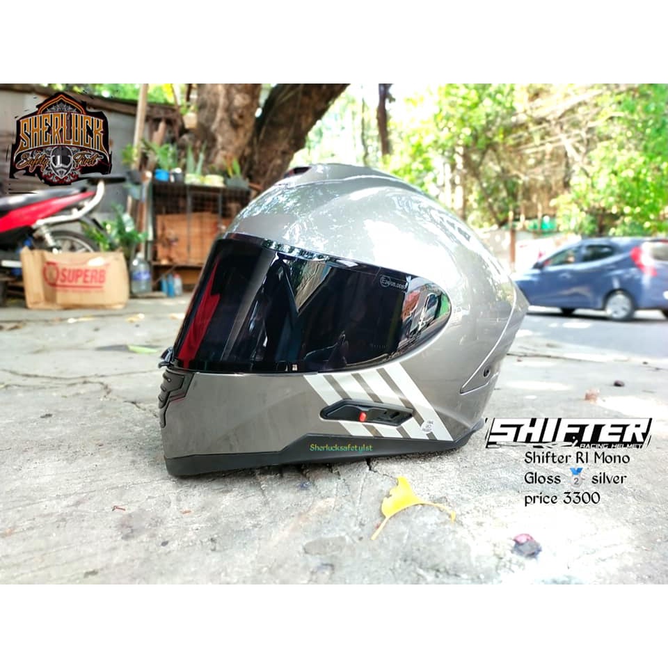 SHIFTER R1 full face dual visor helmet mono Shopee Philippines