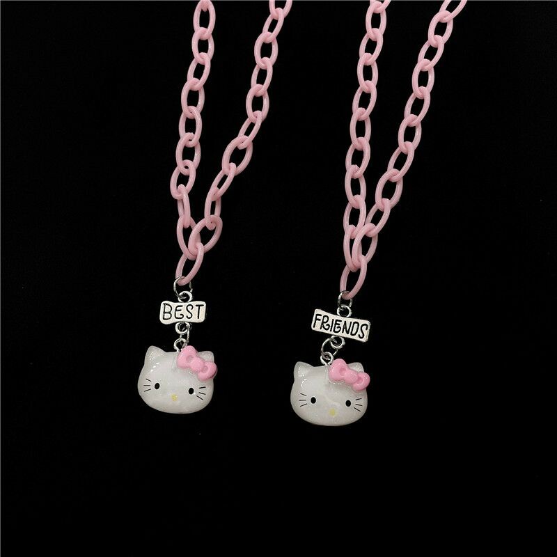 hello kitty Necklace Pendant Cartoon Pink Girl Shopee Philippines