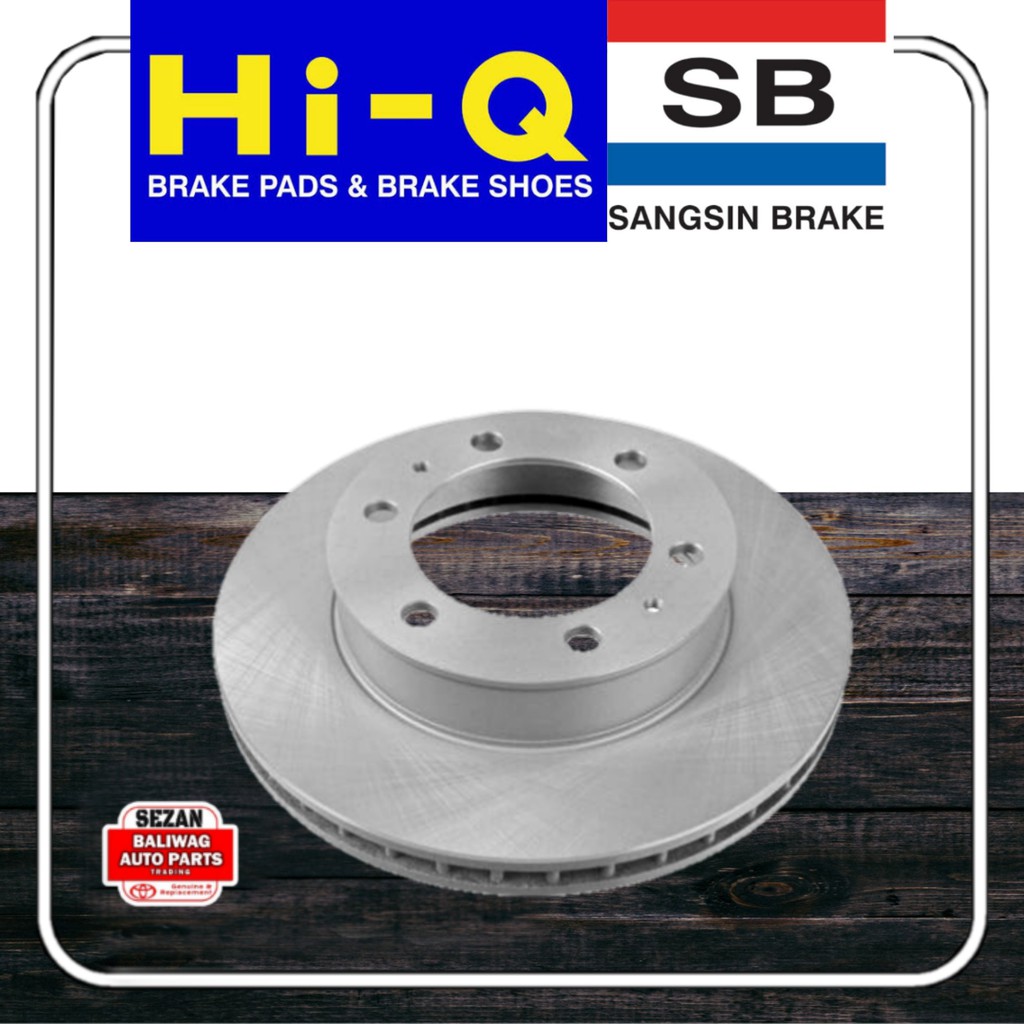 HIQ FRONT BRAKE DISC ROTOR TOYOTA FORTUNER HILUX 20052015 SD4011