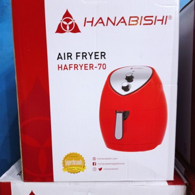 7L Hanabishi Electric Air Fryer HAFRYER70 (Cook Fry Less or No Oil
