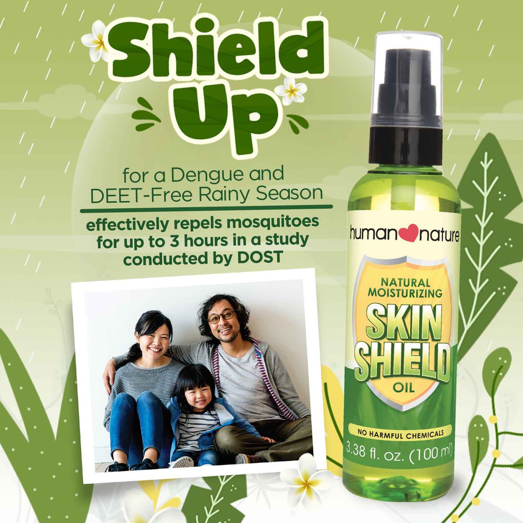 Human Nature Skin Shield Lotion, Oil Green, G6PD Oil Friendly