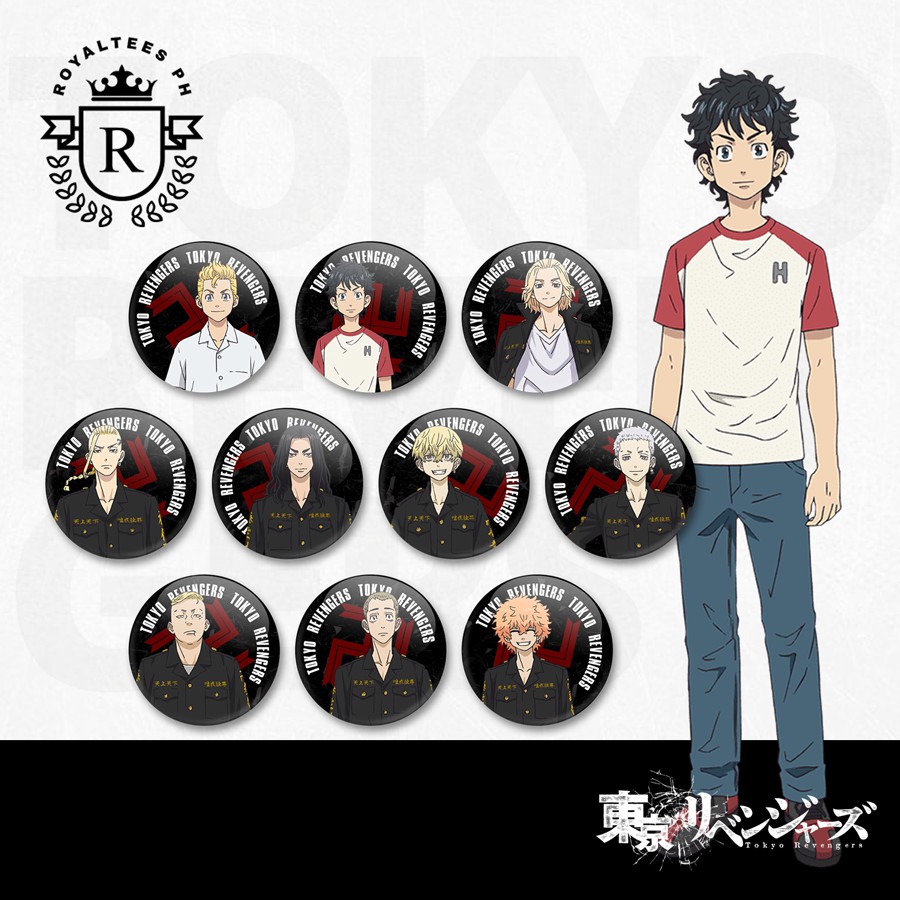 Tokyo Revengers Anime Button Pins / Badge Shopee Philippines