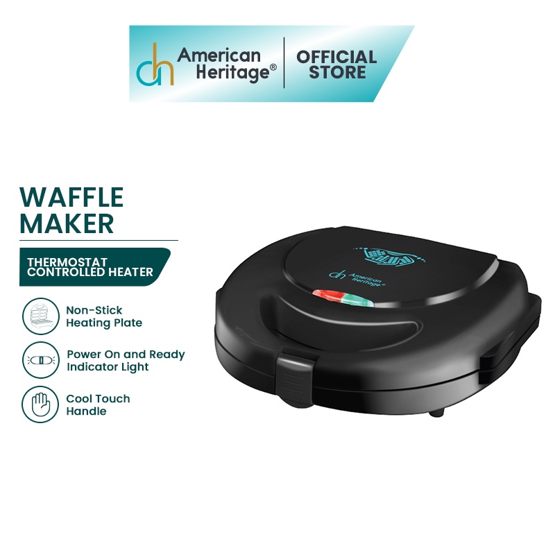 American Heritage Waffle Maker HEWM6050 Shopee Philippines