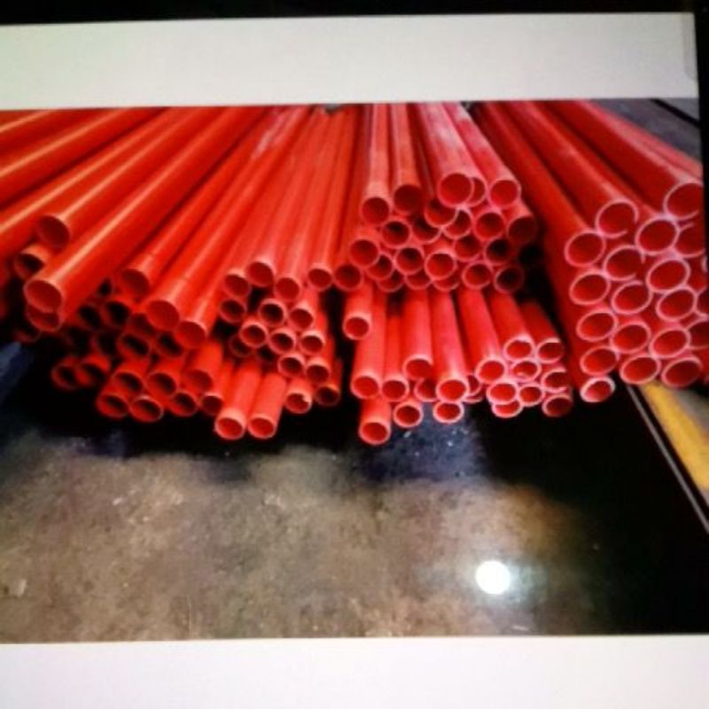 PVC " Orange Pipe 1/2", 3/4" Sold per 93cm, 100cm, 150cm Read