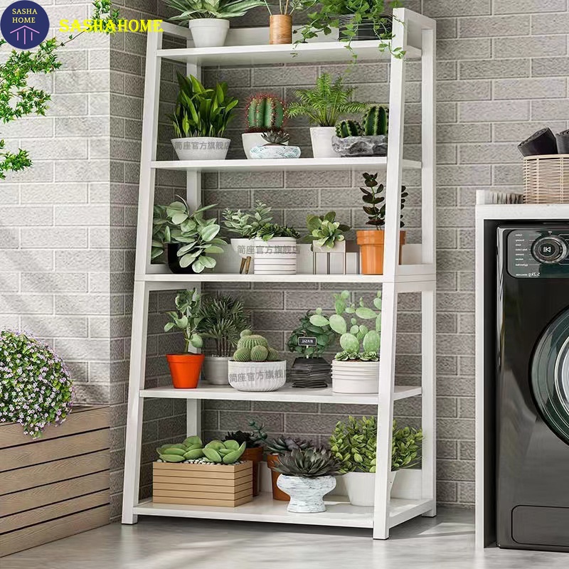 Flower Stand Floor Plant Stand Balcony Plant Shelf 4/5 Layers Potted