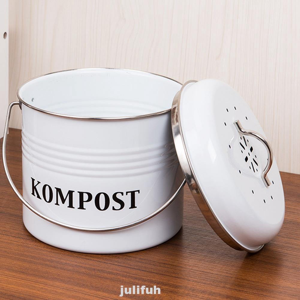 Portable Kitchen Counter Recycling Organic Large Capacity DIY Round