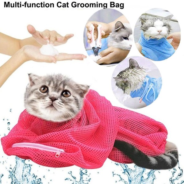 Cat Bathing Bag (Mesh Bag) Shopee Philippines